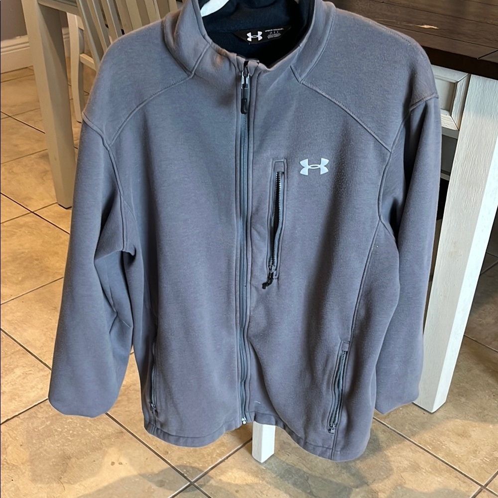 Under Armour Charcoal Zip-Up Jacket